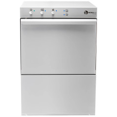 MBH - Industrial 50x50 dishwasher with drain pump and dispenser for professional commercial kitchens.