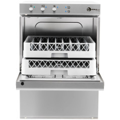 Professional 50x50 Dishwasher with Drain Pump and Detergent Dispenser Worldmai