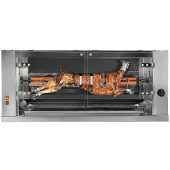 Gas chicken rotisserie for large pieces