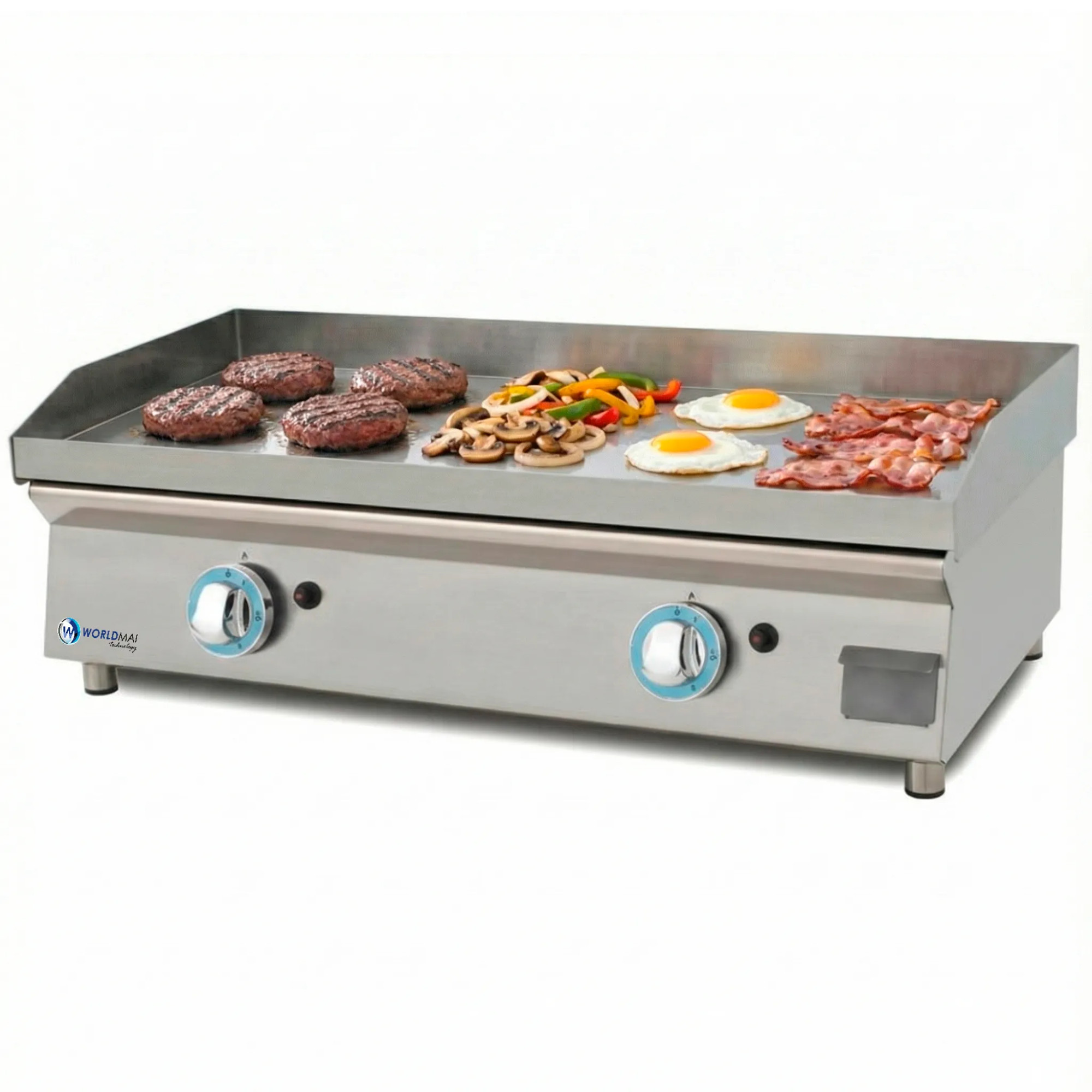 MBH - Countertop gas griddle with hard chrome for professional catering kitchens and high-performance cooking.