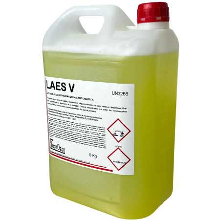 Garrafa LAES-V – Detergent per a rentavaixelles automàtic en aigües toves i mitjanes