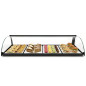 Curved glass non refrigerated display cases for cakes and pastries