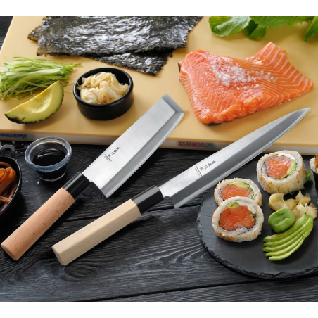 Cuchillos japoneses profesionales acero inoxidable MADE IN JAPAN