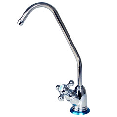 Professional reverse osmosis system with pressure pump and faucet