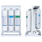Professional reverse osmosis system with pressure pump and faucet