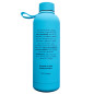 Ampolla d'aigua tèrmica d'acer inoxidable doble paret Happy-Agua Blau lliure de BPA