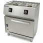 Cuina de gas professional amb forn 550 de 2 focs Sara by Repagas