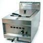 Friteuse à gaz professionnelle de comptoir 10 L, 7 kW avec zone froide Friteuse à gaz professionnelle de comptoir 10 L, 7 kW avec zone froide