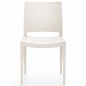 CHAIR, WHITE LINEN COLOR, INDOOR AND OUTDOOR, OUTLET