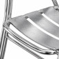 CHAISE TERRASSE EN ALUMINIUM