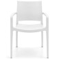 Silla con reposabrazos apilable para terraza Silla con reposabrazos apilable para terraza