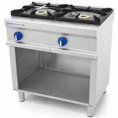 Cocina a gas profesional de pie 550 2 fuegos Repagas
