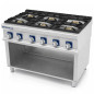 Cocina a gas profesional 750 6 fuegos PRO Repagas
