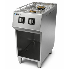 Cuina de gas professional 5720 de 2 focs Sara by Repagas