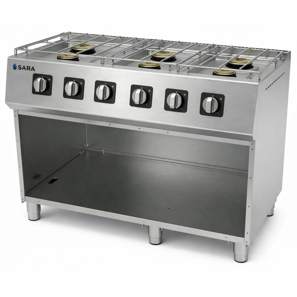 Professional Gas Range 750 Series 6-Burner Sara by Repagas