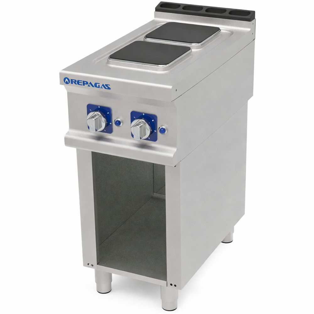 Professional electric range 750 2 hotplates PRO Repagas