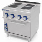 Cuisinière électrique professionnelle 750 4 plaques avec four PRO Repagas Cuisinière électrique professionnelle 750 4 plaques avec four PRO Repagas