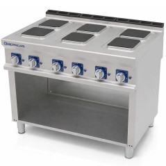 Cocina eléctrica profesional 750 6 placas PRO Repagas