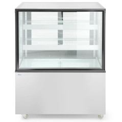 Vitrina pastelera expositora profesional refrigerada 300 L con doble cristal