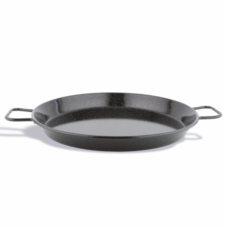 Professional Enamelled steel paella pan 26 cm New Showroom Model