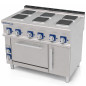 Cuina elèctrica professional 750 6 plaques amb forn PRO Repagas