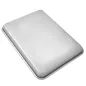 Bandeja lisa de aluminio 60x40x2,5 cm para panadería con pequeño golpe