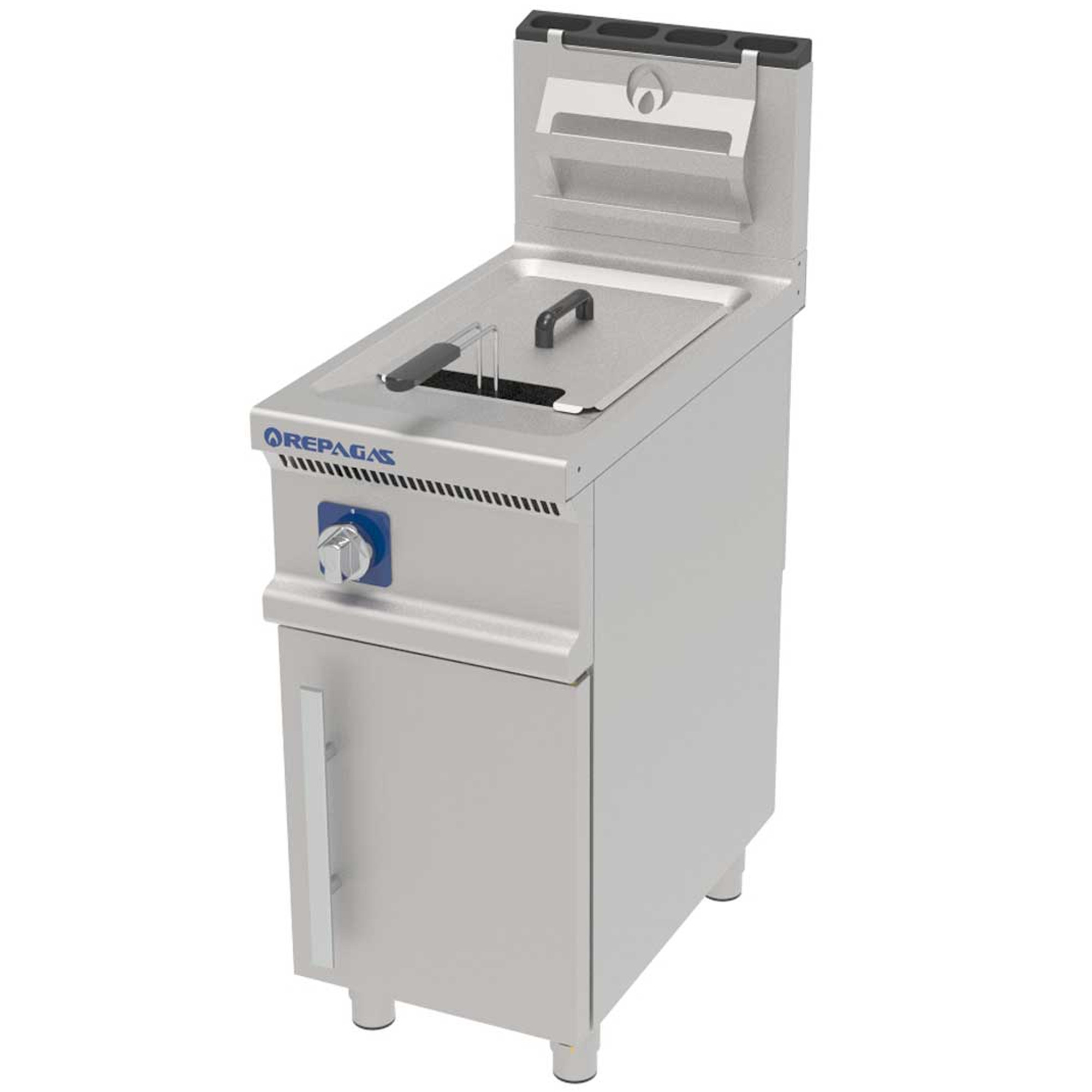 Commercial Single-Tank Gas Floor Deep Fryer 16 Liters Repagas