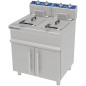 Commercial Electric Floor Deep Fryer with 2 Tanks and 16+16 Liters Repagas