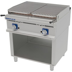 Commercial Floor Standing Gas Grill 80 cm 2 Burners Repagas