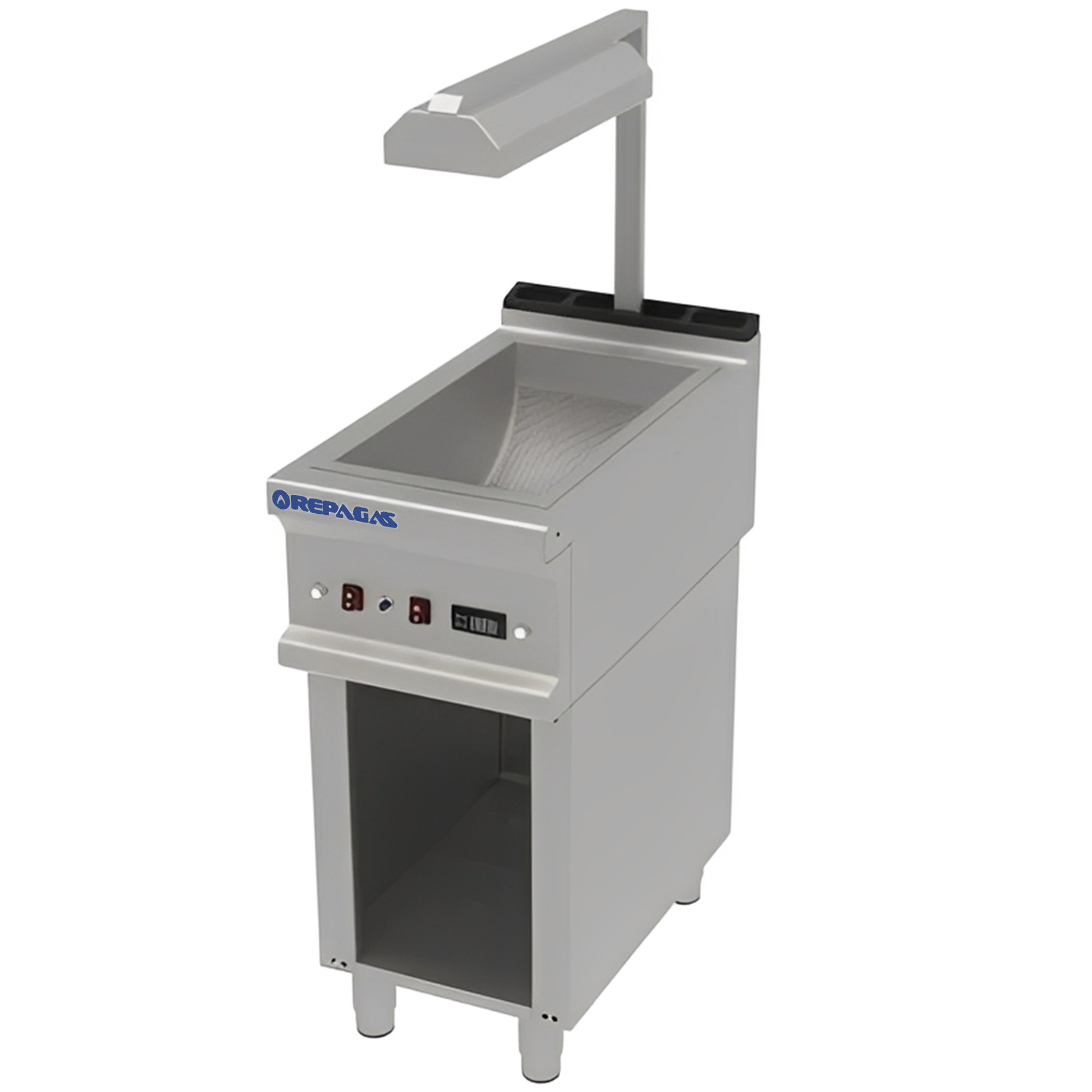 Chauffe-Frites Électrique Professionnel 40 cm Repagas