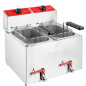 Friteuses professionnelles 2 paniers Série TF Valentine