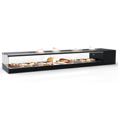 Logic Tapas refrigerated display case 168 x 38 x 22.5 cm with LED, ex-display new