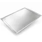 Bandeja lisa embutida de aluminio 43,5x31,5 cm para hornos profesionales Worldmai