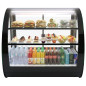 Professional VELA Countertop Refrigerated Display Case with Insulated Glass and LED Professional VELA Countertop Refrigerated Display Case with Insulated Glass and LED