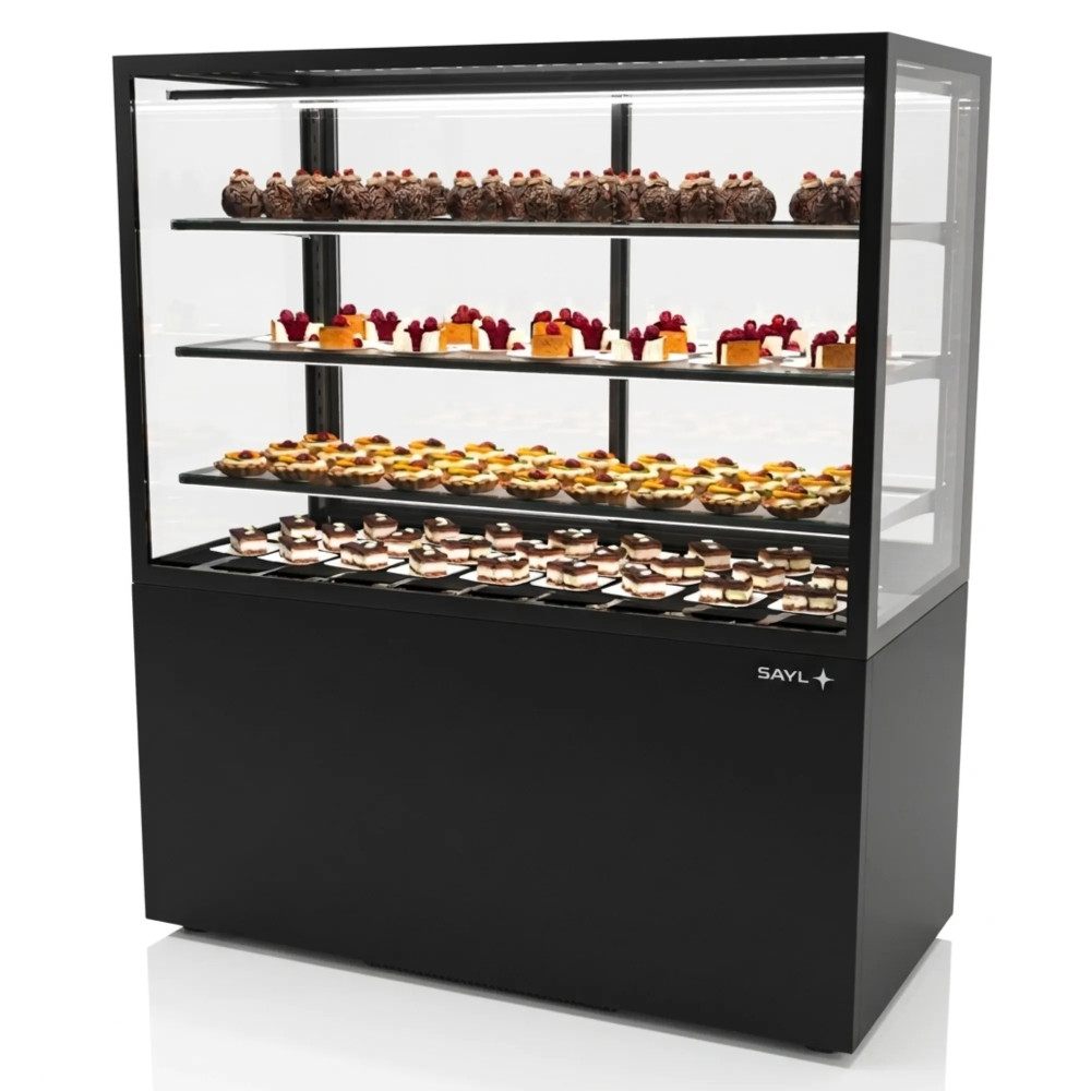 Refrigerated humid display case compact built-in base 120