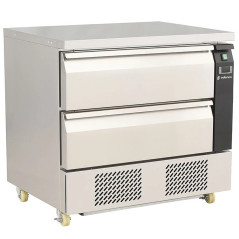 Taula refrigerada GN 1/1 doble temperatura estil americà 905 mm