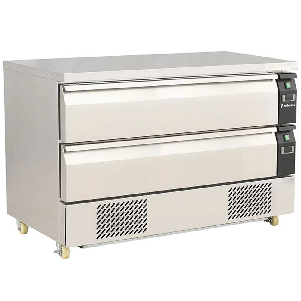 Taula refrigerada GN 1/1 doble temperatura estil americà 1230 mm