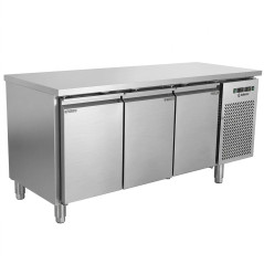 Taula refrigerada industrial GN 1/1 doble temperatura 3 portes 1795 mm