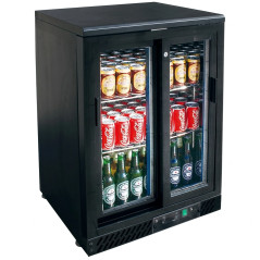 Vitrine réfrigérée horizontale libre-service avec portes coulissantes 600 mm