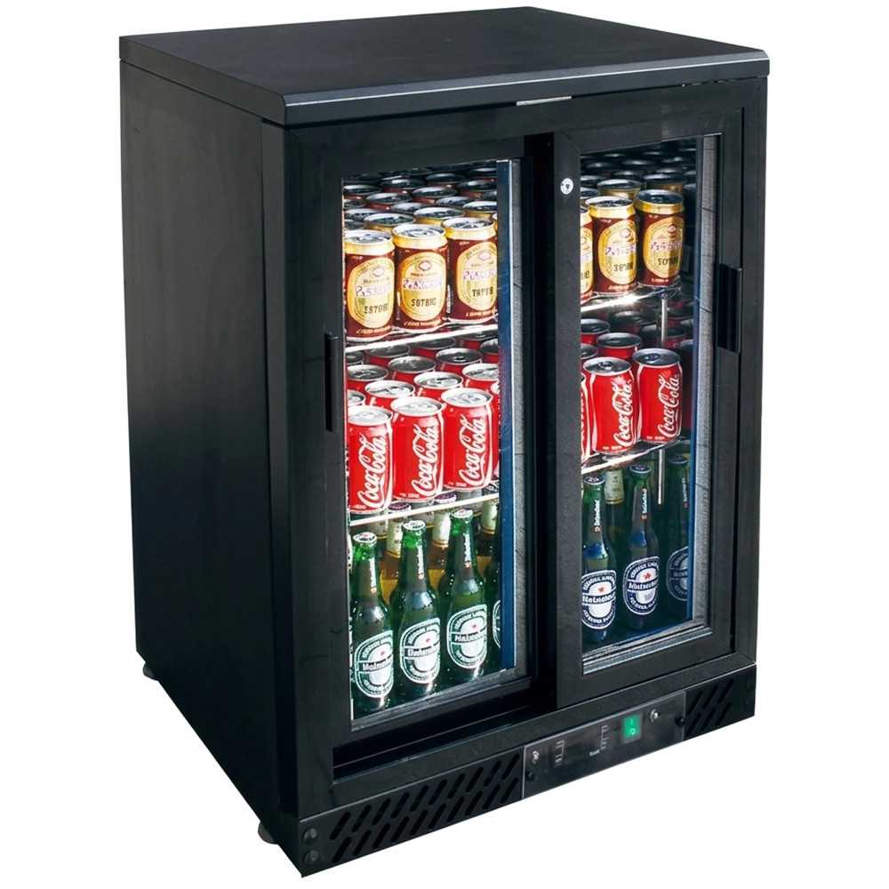 Vitrine réfrigérée horizontale libre-service avec portes coulissantes 600 mm