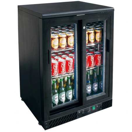 Vitrine réfrigérée horizontale libre-service avec portes coulissantes 600 mm