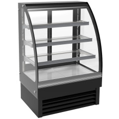 Vitrina refrigerada de pastisseria amb vidre corbat 90 cm