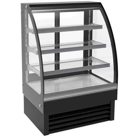 Vitrina refrigerada de pastisseria amb vidre corbat 90 cm