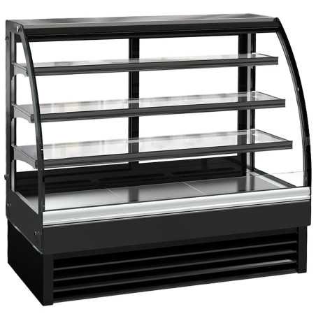 Vitrina refrigerada de pastisseria amb vidre corbat 120 cm