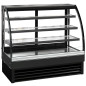 Vitrina refrigerada de pastisseria amb vidre corbat 120 cm