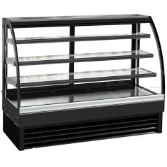 Vitrina refrigerada de pastisseria amb vidre corbat 150 cm