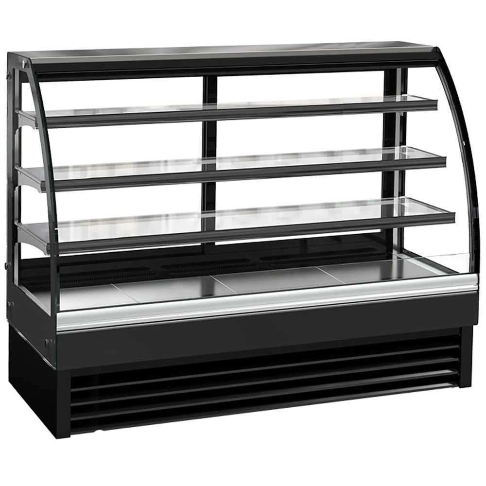 Vitrina refrigerada de pastisseria amb vidre corbat 150 cm