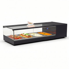 Logic Tapas refrigerated display case GN 1/3, 4–8, with LED