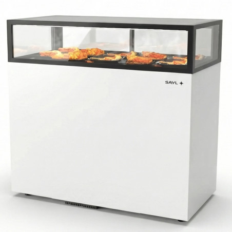 Vitrina expositora refrigerada integra compacta base 120