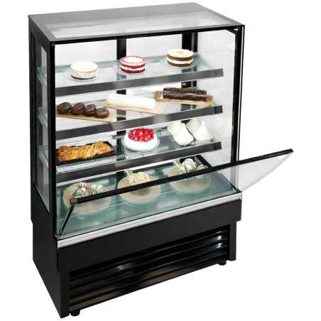 Vitrina refrigerada de pastisseria amb vidre recte 90 cm